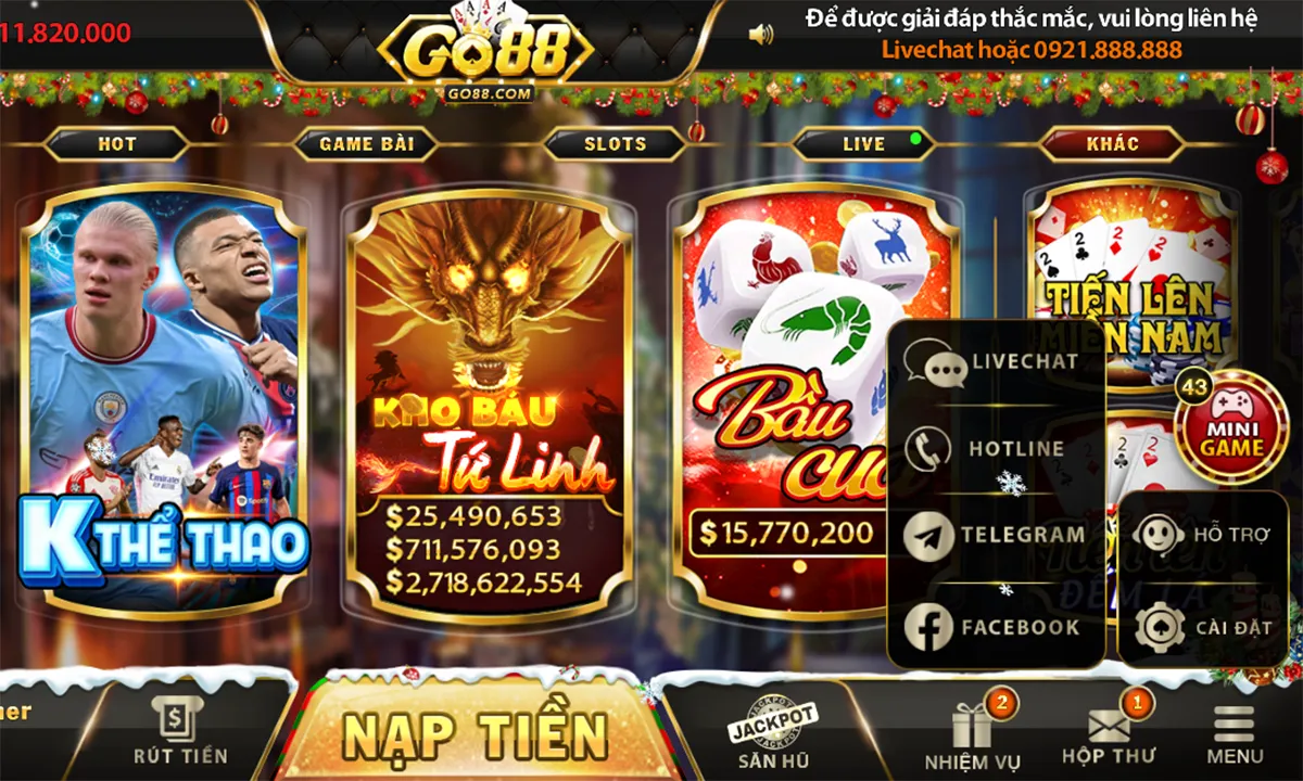 người chơi có thể liên hệ game bai doi thuong khi không rút được tiền