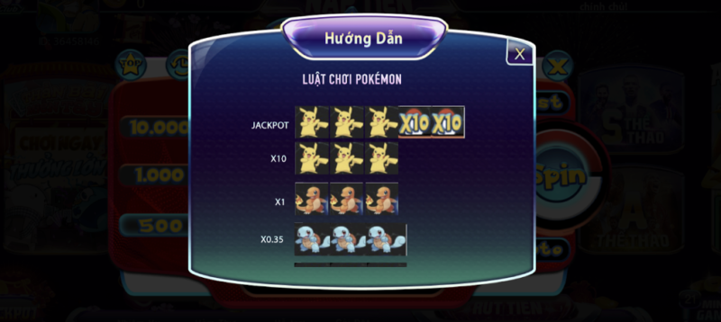 Lưu ý quy định tham gia tựa game Pokemon tại 789club