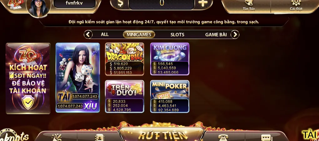 Nạp, rút vừa phải