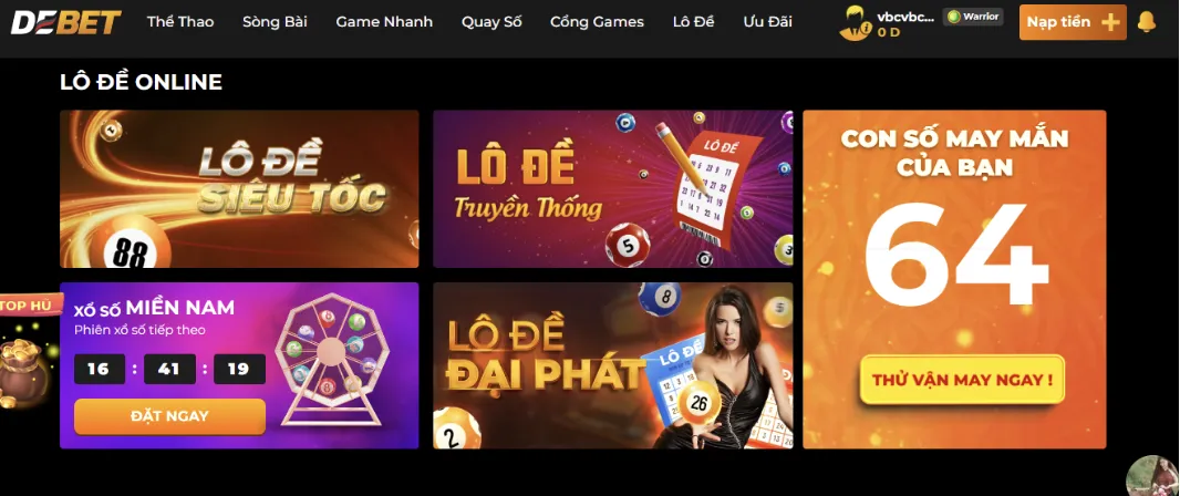 Cược thả ga cùng vô vàn game cược sống động